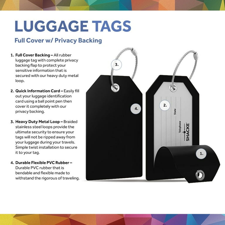 Shacke luggage tag sale