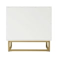thumbnail image 4 of Demi Bonn Modern Storage Cabinet with 2 Doors, Buffet Sideboard Cabinet, Accent Cabinet for Living Room, Dining Room, Entryway, White, 4 of 12