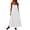 White, variant on Holiday Dress Women Ndbuld Ladies' Casual And Fashionable Solid Color Sleeveless Camisole Dress Pink XXL