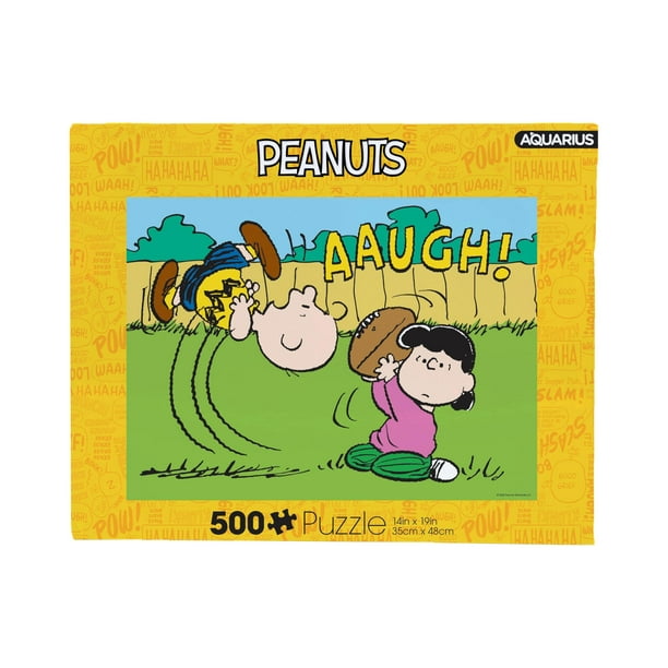 Rompecabezas AQUARIUS Peanuts Lucy Football, 500 piezas
