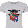 thumbnail image 3 of Marvel Captain America: Brave New World - Falcon Team Up - Juniors Fitted Tee, 3 of 5