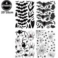 thumbnail image 1 of Decoraciones de Halloween Ventana se aferra Pegatinas de ventana de Halloween Murciélago Cráneo Esqueleto Pegatinas Decoración de ventana de Halloween para pared de vidrio xuanjing  unisex, 1 of 2