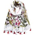thumbnail image 1 of HSHDLDF Foulard Légère Mode Femme Imprimé Floral Hiver Automne Chaude Châle Foulard, 1 of 6