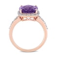 thumbnail image 4 of Everly Women's Amethyst 10k Rose Gold Ring, 4 of 6