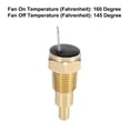 thumbnail image 4 of Universal Engine Cooling Fan Temperature Thermostat Sensor Switch 1/4" NPT 160 Degree on 145 Degree Off, 4 of 6