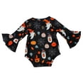 thumbnail image 5 of MEZZALL Boys Girls Long Sleeve Halloween Cartoon Prints Romper Bodysuit One-Pieces O-Neck Onesie Clothes Toddler Daily Wear Trendy / 9-12 Months, 5 of 5