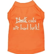Pet Dog Cat Shirt Screen Printed, "Black Cats Are Bad Luck"