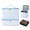 Blue, variant on Portable Double Layer Cosmetic Bag, Large Capacity Nail Polish Organizer Case for Travel, Makeup Tote with 2 Compartments Zipper Pocket, Holds 30 Bottles Nail Polish,Purple