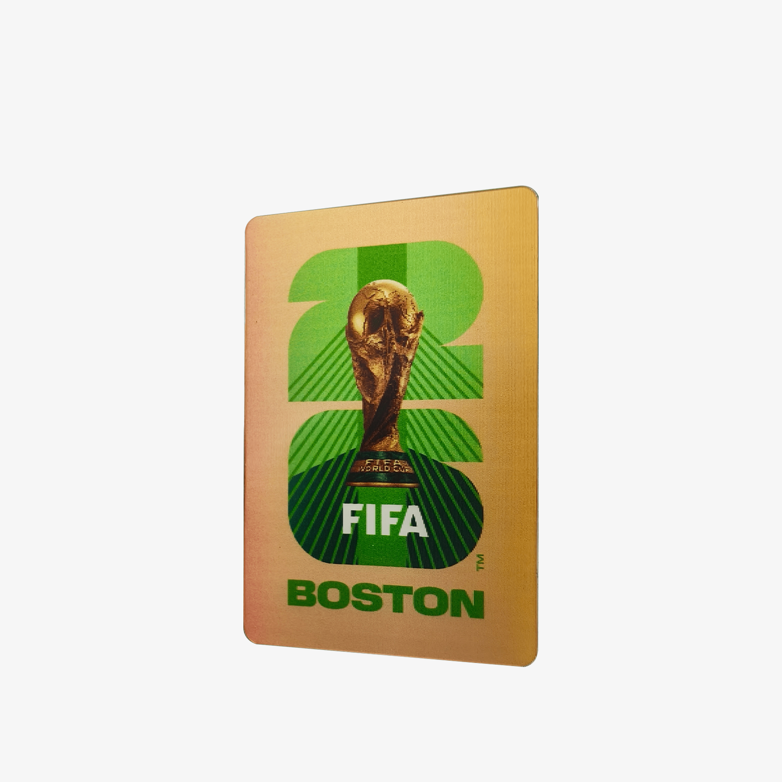 FIFA World Cup 2026 Host City Soccer Lenticular Magnet - Boston