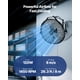 thumbnail image 2 of Ventilador de pared industrial VEVOR de 18 pulgadas, ventilador interior de alta velocidad de 4000 CFM con 3 velocidades, potente motor para garaje con aspas de aluminio para taller, almacen, 2 of 9