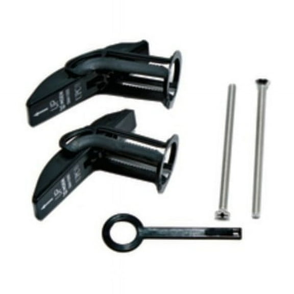 Moen A750 Secure Mount Anchors Slide Bar in Black