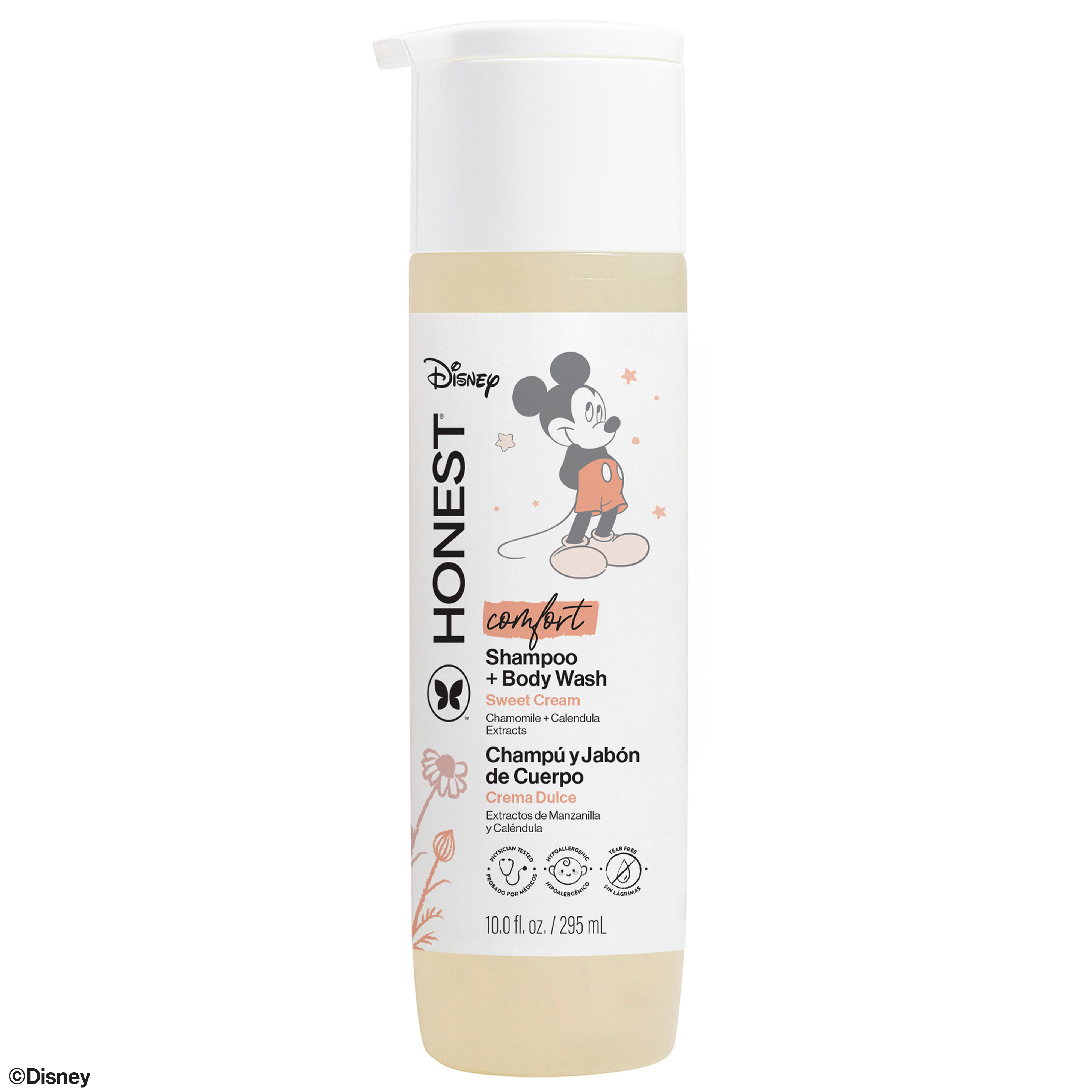 Honest 2-in-1 Shampoo + Body Wash, Sweet Cream, 10 oz photo 1