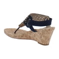 thumbnail image 5 of White Mountain | Arnette Embellished Wedge Sandals | Blue | Size 10, 5 of 8