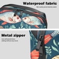 thumbnail image 4 of Fish Digital Storage Bag Pouch, Hard Drive Bag, Laptop Cord Organizer, Cable Organizer, Oxford Fabric Waterproof Electronics Travel Case - 5.9x9.44x3.14 in., 4 of 6
