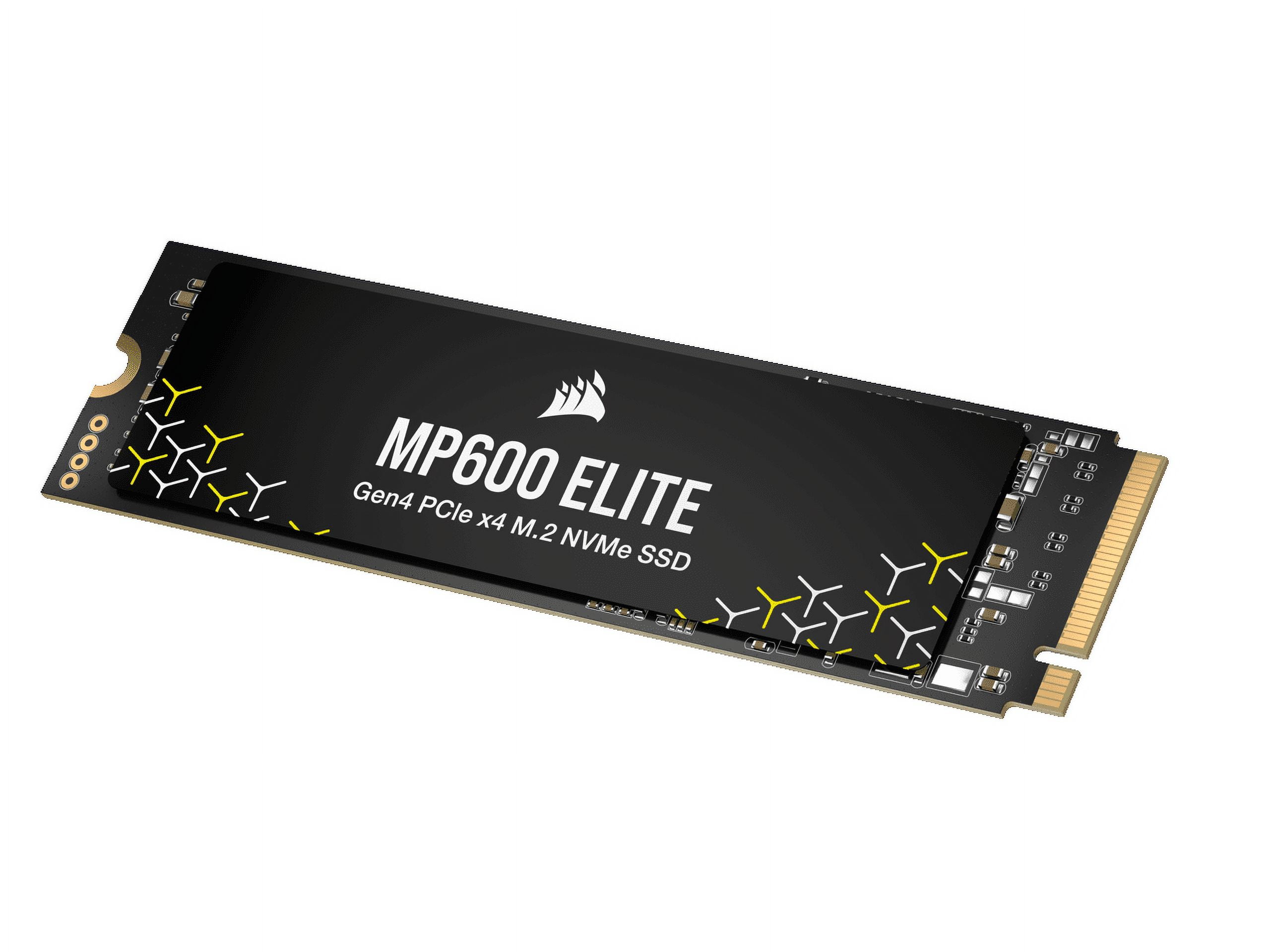 Corsair MP600 Elite M.2 2280 2TB PCI-Express 4.0 x4, NVMe 1.4 3D TLC Internal Solid State Drive Up to 7000 MB/sec (SSD) CSSD-F2000GBMP600ENH
