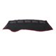 thumbnail image 2 of Alfombrillas antideslizantes para salpicadero de coche, antideslizantes, multifuncional, de poliéster suave, soporte de montaje, apto para Tesla Model Borde rojo negro Soledad Almohadilla antideslizante, 2 of 10