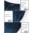 thumbnail image 3 of APTRO Mens Swim Trunks Mesh Liner Swimming Shorts Board Shorts Quick Dry Summer Beach Shorts Gradient Blue Cargo MK119 L, 3 of 7