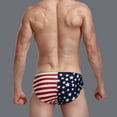 thumbnail image 6 of Deyuer Men Swim Briefs Stretchy USA Flag Swimming Trunks Swimsuit Athletic Swimwear Bathing Suit Independence Day, 6 of 7