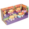 thumbnail image 1 of Coches de juguete con motor de fricción, minijuego de vehículos de tracción trasera para niños pequeños, regalo para niñas, coche de aleación de comida rápida, 1 of 14
