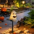 thumbnail image 3 of RKSTN Resin Solar Light Halloween Reading Ghost Solar Floor Lamp, 3 of 5
