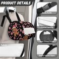 thumbnail image 6 of ZIATUBLE Christmas Candy Paper Towel Holder Gingerbread Man Toilet Paper Roll Dispenser Dustproof Paper Dispenser for Bathroom Foldable Travel Portable Roll Bag Home Decoration, 6 of 7