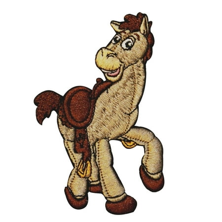 - Bullseye Horse Patch Toy Story Fan Woody's Roundup Disney Craft Iron-On Applique