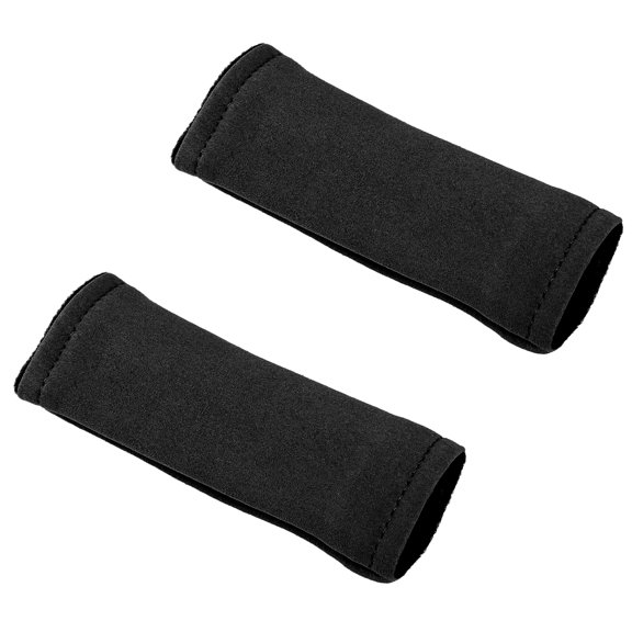 2pcs Universal Auto Accessories Suede Door Handle Cover Soft Car Handle Protector Black