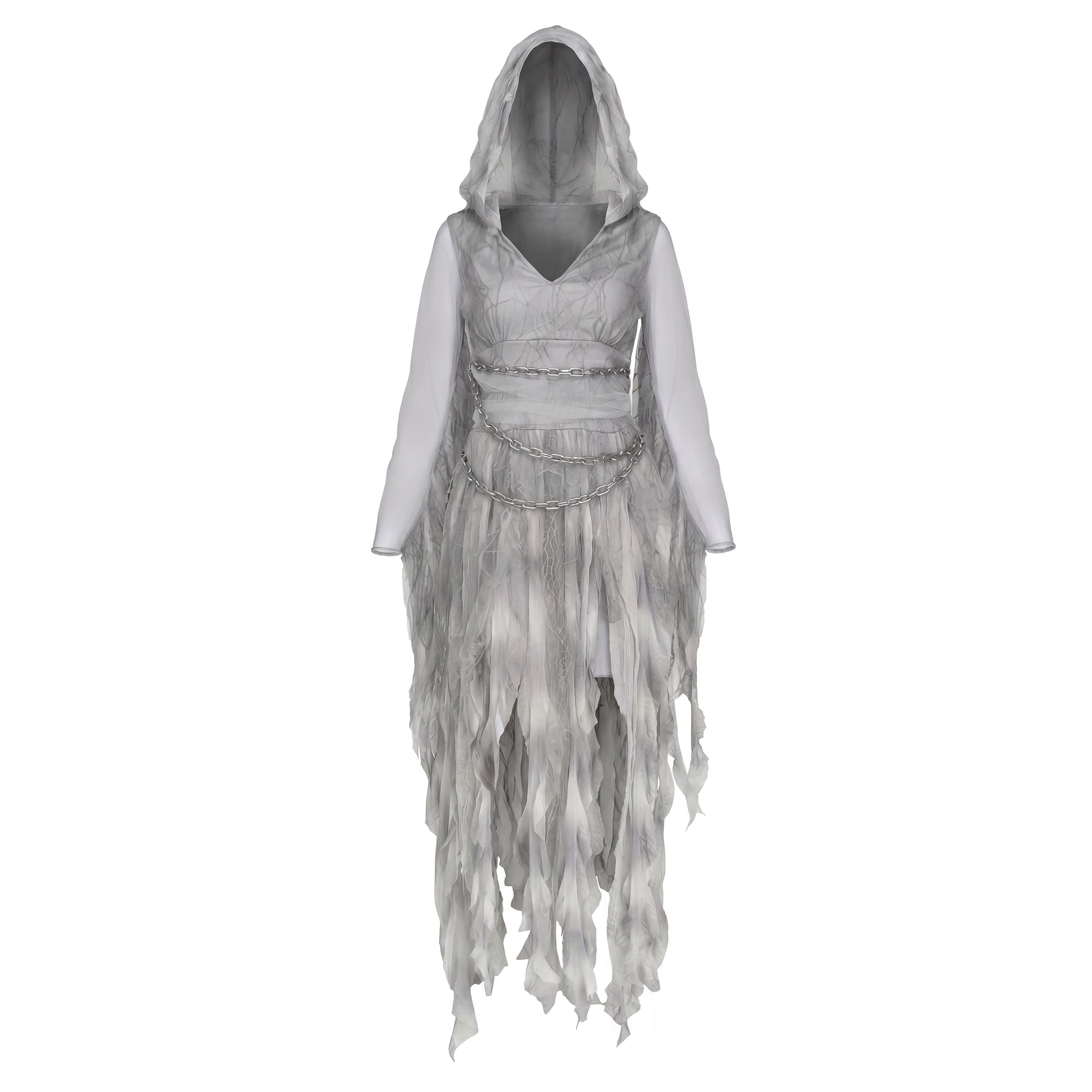 Enchanted Ghost Halloween Costume for Adults, Women's Size 1X (16/18W), by Way to Celebrate