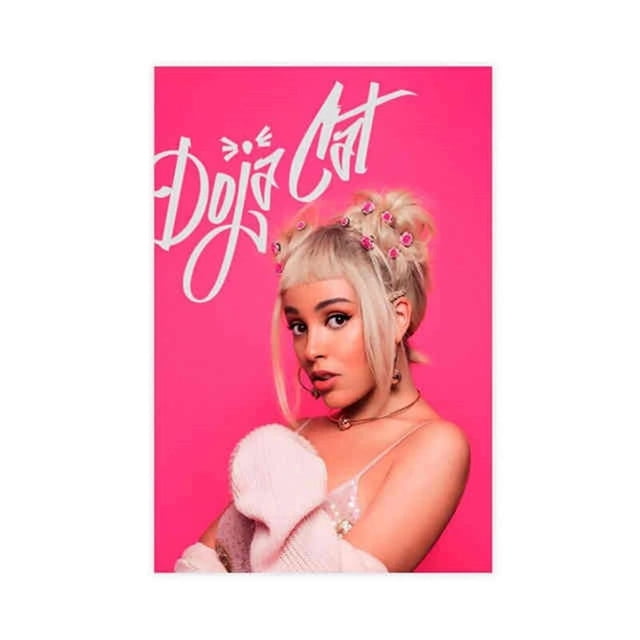 Nuevo Álbum de Música Doja Cat Scarlet, póster estético Pop Hip Hop rapero, cubierta individual Ep, demonio, lienzo impreso, arte de pared, decoración de habitación
