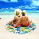 thumbnail image 5 of Fiudx Toalla de Playa Redonda de Microfibra, Tela Suave y Superligera, Secado Rápido, Resistente a La Arena, Multiusos, Ideal para Viajes y Piscinas, Manta Colorida de 152 Cm., 5 of 5