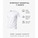 thumbnail image 3 of Camiseta interior Fruit of the Loom Crew Tee para hombre, paquete de 3, color blanco, 3 of 3