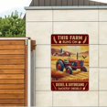 thumbnail image 4 of 2D Flat Tractor Farmhouse Metal Sign - Rustic Farm Life Design, 12x8 Inch, All-Season Outdoor Country Accent Decor Wall Decor For Home Bedroom Bar Country Garden Bathroom Decor Gifts, 4 of 8