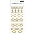 thumbnail image 1 of Snow & Cocoa Stickers-Snowflakes Gold Glitter, 1 of 1