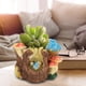 thumbnail image 4 of Decoración de escritorio de maceta, escritorio de plantas suculentas, decoración de plantas suculentas pequeñas, decoración de resina, construcción robusta, 4 of 8