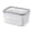 A, variant on 3-in-1 Fruit Vegetable Storage Containers with Lid & Colander, Large Fridge Fresh-Keeping Organizer Bins with Draining Design for Produce, Salad, Berry and Kitchen Food Storage