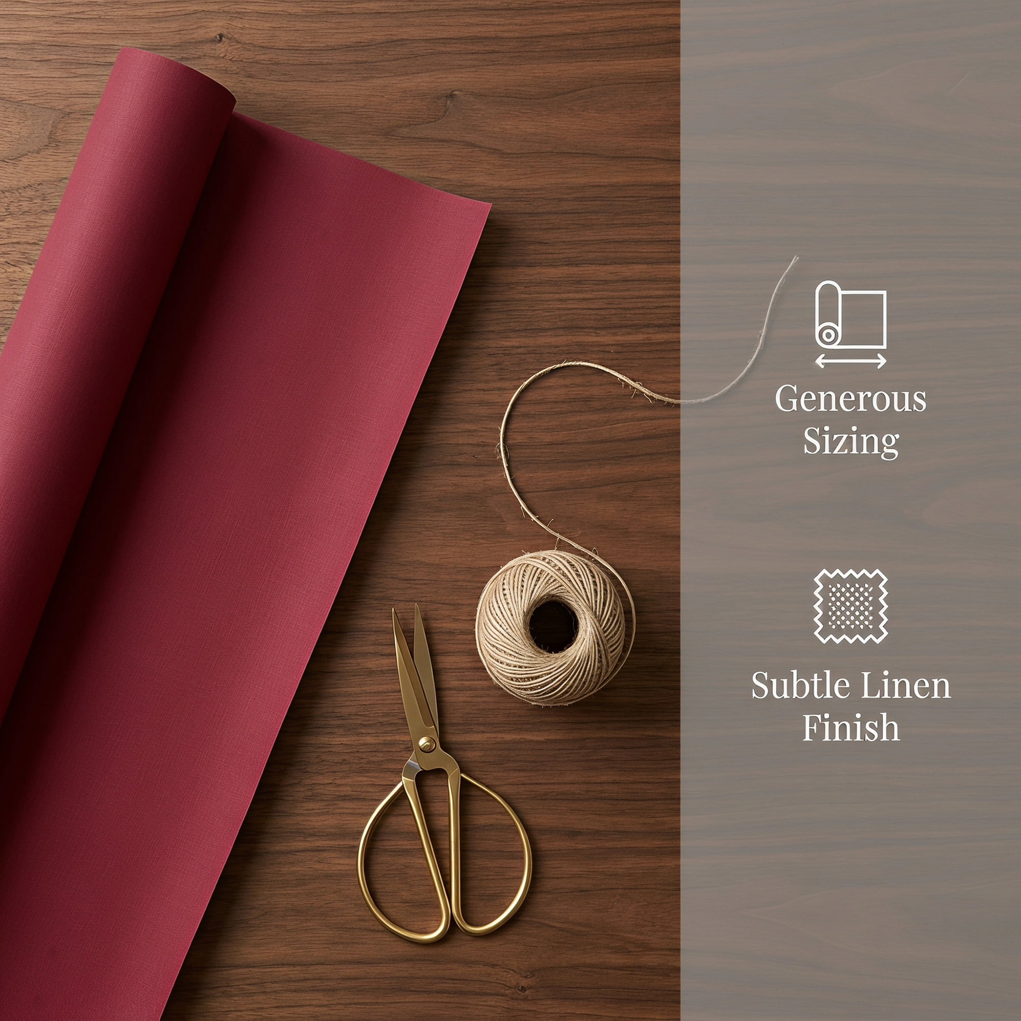 Unique Bargains Heavyweight Wrapping Paper for Gifts and Presentations Red 39.4" x 27.6"