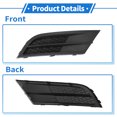 thumbnail image 5 of 1pc Car Front Right Fog Light Grill for Volkswagen Jetta 2015-2018 No.5C6853666G ABS Black, 5 of 7