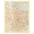 thumbnail image 3 of Baedeker 12x14 Black Modern Framed Museum Art Print Titled - Europe Amsterdam Netherlands - Baedeker 1910, 3 of 5