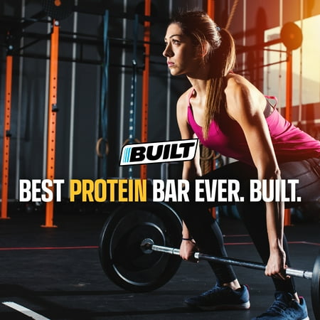 BUILT Bar Protein Bar, Gluten Free, Low Sugar, Cherry Barcia, 12 Ct Box