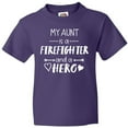thumbnail image 3 of Inktastic My Aunt is a Firefighter and a Hero Youth T-Shirt, 3 of 5
