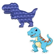 Cartoon  Whale/Dinosaur/Pentagram Shape Push Bubble Fidget Sensory Toy Decompression Popping Toy