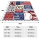 thumbnail image 5 of LHSHID American Football Plush Fleece Bed Blanket Lightweight Comfy Reversible Flannel Blanket Ultra Soft Warm Blanket Throw American Football Lover Gift 60x80in, 5 of 6