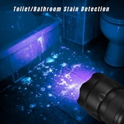 UV Flashlight 395nm - Mini LED Black Light Ultraviolet Light Adjustable Flashlights, for Detection, Curing, Searching Scorpion