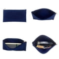 thumbnail image 2 of Empire Cove Pouch Bag Zipper Cosmetic Makeup Bank Car Documents Travel Navy Blue, 2 of 4