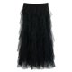 thumbnail image 3 of Spring Skirts For Women 2023 Women Spring Summer Elastic High Waist Long Mesh Skirt Womens Gauze SkirtE, 3 of 5