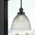 thumbnail image 3 of Innovations Lighting 201S-BB-G222 Pendleton 1 Light 10" Wide Mini Pendant - Brass, 3 of 5