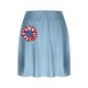 thumbnail image 2 of Faldas de Verano para las Mujeres Impresión Hoja Plisado Tenis Atlético Elástico Pantalones Cortos, Falso Dos Piezas Pantalones Falda para Diario, 2 of 5