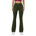 thumbnail image 4 of Women's High Waisted Bootcut Leggings Stretchy Yoga Workout Flare Pants, 4 of 6