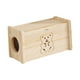 thumbnail image 4 of Caja de gestión de cables Caja organizadora de cable de madera para protector de tira de alimentación para cables de televisión Cable de escritorio, 4 of 10