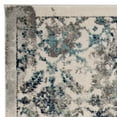 thumbnail image 6 of SAFAVIEH Madison Ognen Overdyed Geometric Area Rug, Ivory/Blue, 9' x 12', 6 of 7